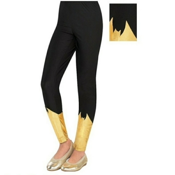 DC Comics Other - NWT DC Comics Batman Batgirl Leggings Child Medium/Large Halloween Costume New